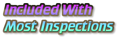 Included with your home inspection